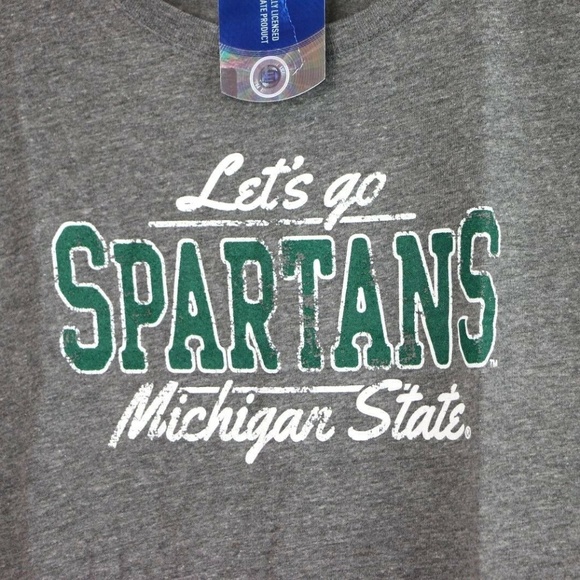 Tops - Michigan State University Scoop Neck T-Shirt Tops - Michigan State University Scoop Neck T-Shirt